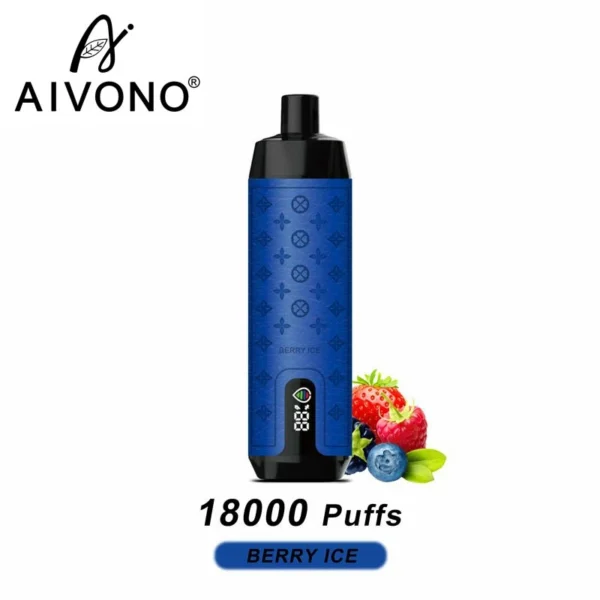 AIVONO Deluxe Bar 18000 Puffs Ναργιλέ Ψηφιακή Οθόνη 0% 2% 3% 5% Επαναφορτιζόμενη μίας χρήσης στυλό Vapes χαμηλής περιεκτικότητας σε νικοτίνη Μαζική Αγορά Χονδρικής - WhizVape - 5