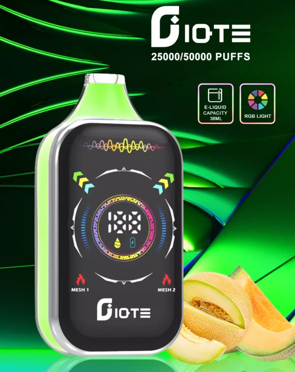 IQTE 50000 Puffs Dual Mesh RGB Plein écran 0% 2% 5% Stylo vape jetable rechargeable à faible teneur en nicotine en vrac Acheter en gros - WhizVape - 5