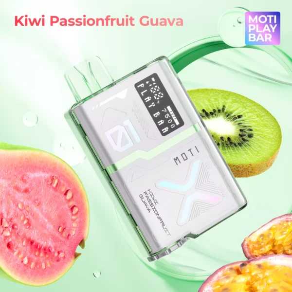 MOTI Play Bar 7500 Puffs Crystal Digital Screen 5% pero za enkratno uporabo z nizko vsebnostjo nikotina Nakup na debelo - WhizVape - 7