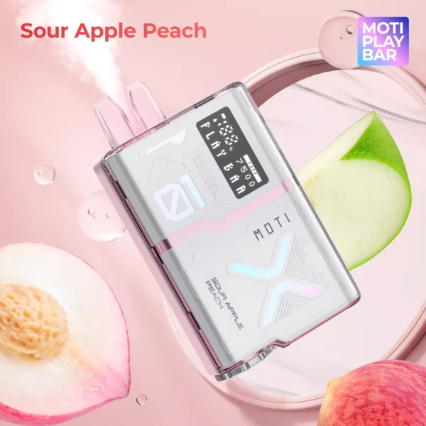 MOTI Play Bar 7500 Puffs Crystal Digital Screen 5% Pen za enkratno uporabo z nizko vsebnostjo nikotina, nakup na debelo - WhizVape - 8