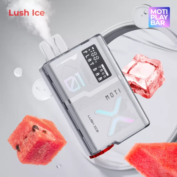 MOTI Play Bar 7500 Puffs Crystal Digital Screen 5% pero za enkratno uporabo z nizko vsebnostjo nikotina Nakup na debelo - WhizVape - 9