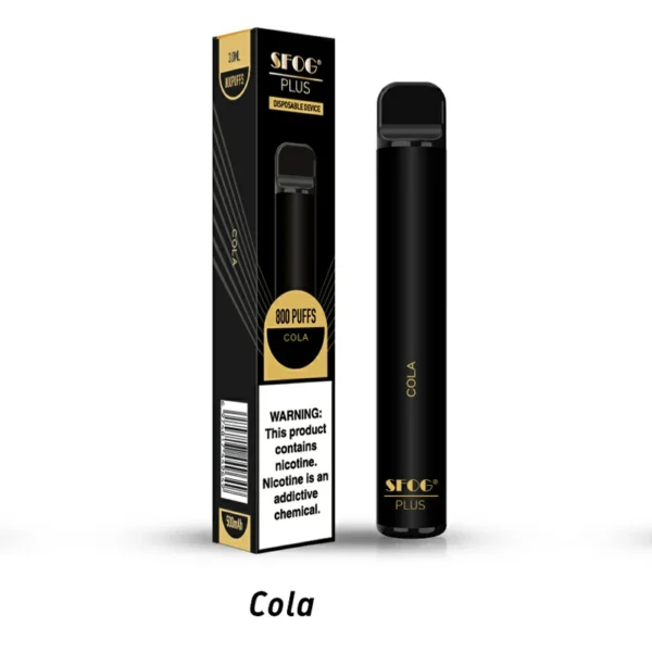 SFOG PLUS 800 Puffs 2% 3% 5% Перезаряджувана одноразова ручка для вейпів з низьким вмістом нікотину Купуйте оптом - WhizVape - 6