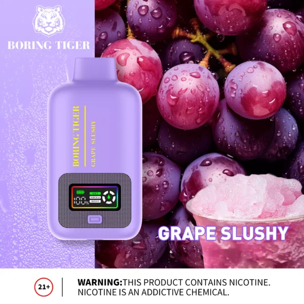 VASY Boring Tiger 25000 Puffs Schermo digitale 4 Mesh Coil 50mg Penna per vaporizzatori usa e getta ricaricabile a basso contenuto di nicotina Bulk Acquista all'ingrosso - WhizVape - 9
