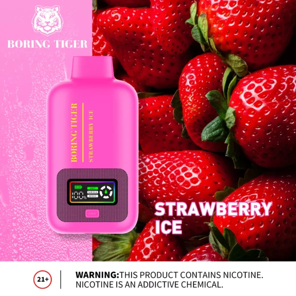 VASY Boring Tiger 25000 Puffs Schermo digitale 4 Mesh Coil 50mg Penna per vaporizzatori usa e getta ricaricabile a basso contenuto di nicotina Bulk Acquista all'ingrosso - WhizVape - 5