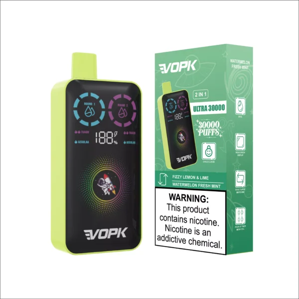 VOPK ULTRA 30000 Puffs Çift Lezzet Çift Mesh Dijital Ekran 2% Düşük Nikotinli Şarj Edilebilir Tek Kullanımlık Vapes Kalem Toplu Toptan Satın Al - WhizVape - 8